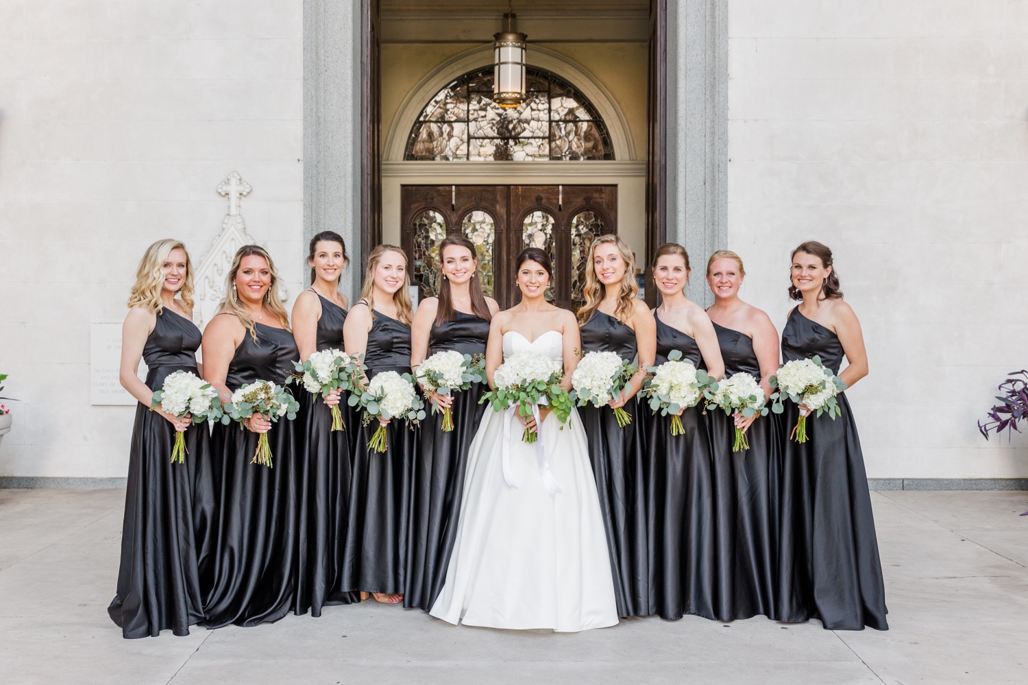 Photography By Toni Bride with Bridesmaids