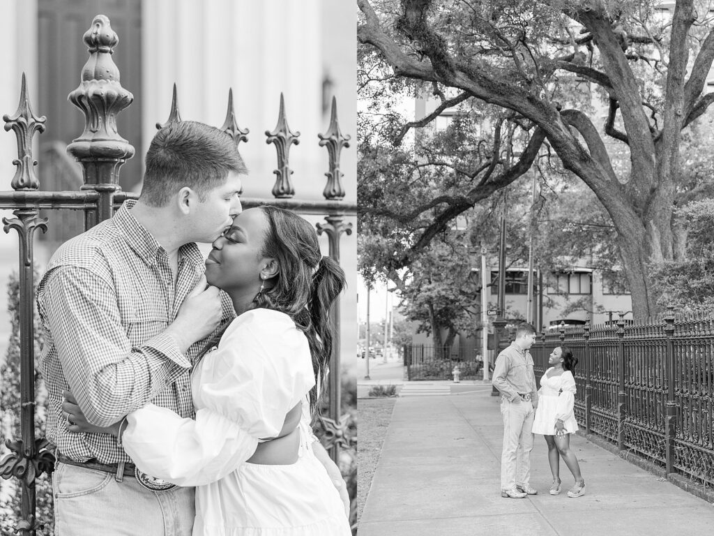 classic engagement session in mobile al 