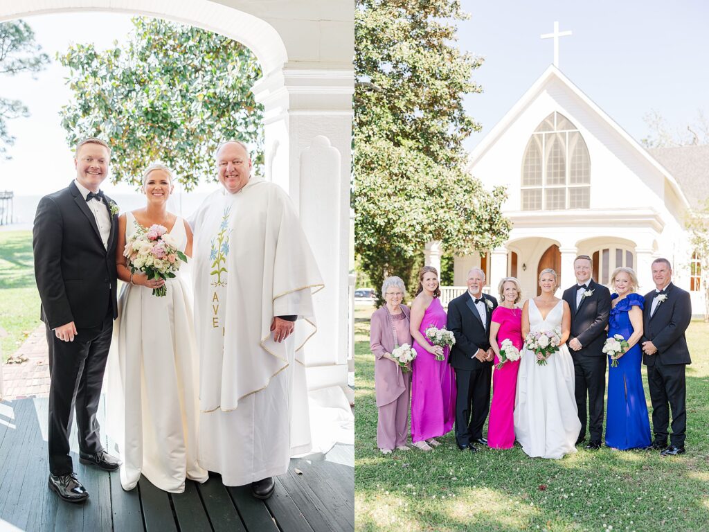 Fr. Steve wedding at Sacred Heart Chapel 