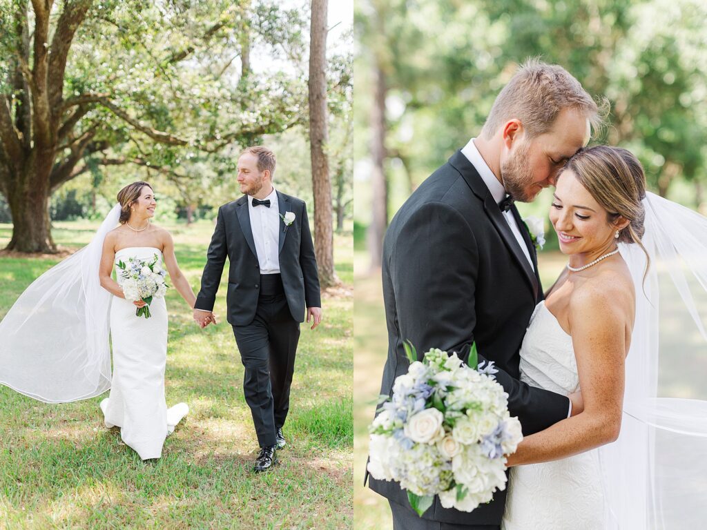 Groom wearing tux and bow tie 