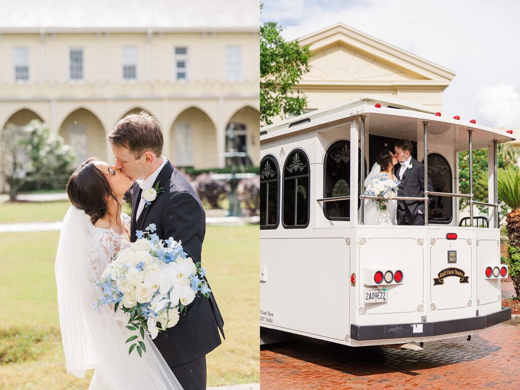 Trolley for wedding in Alabama 