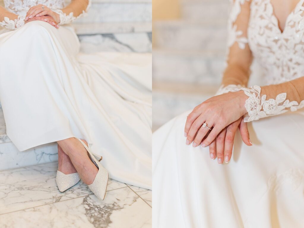 Wedding dress details 