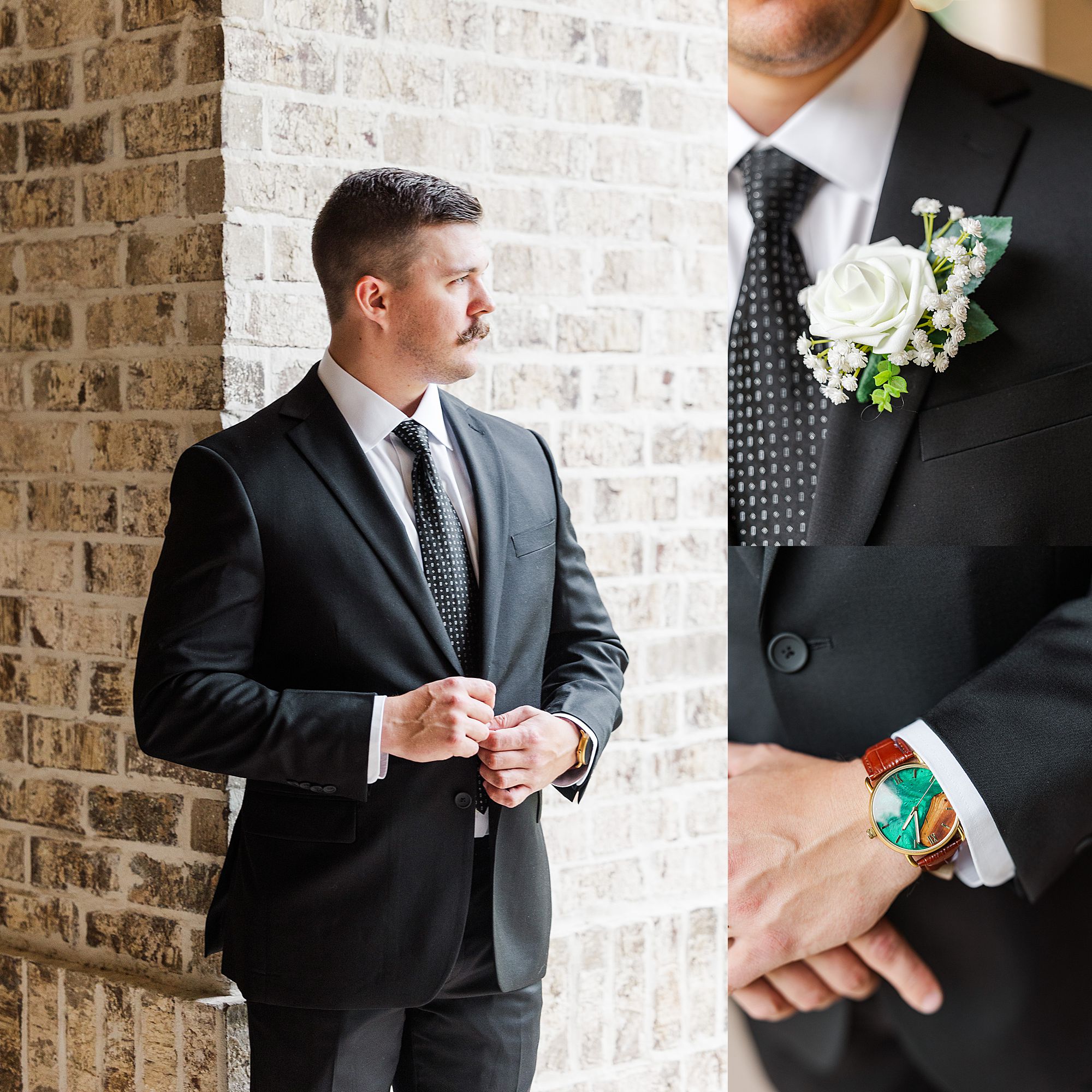 Groom portraits 