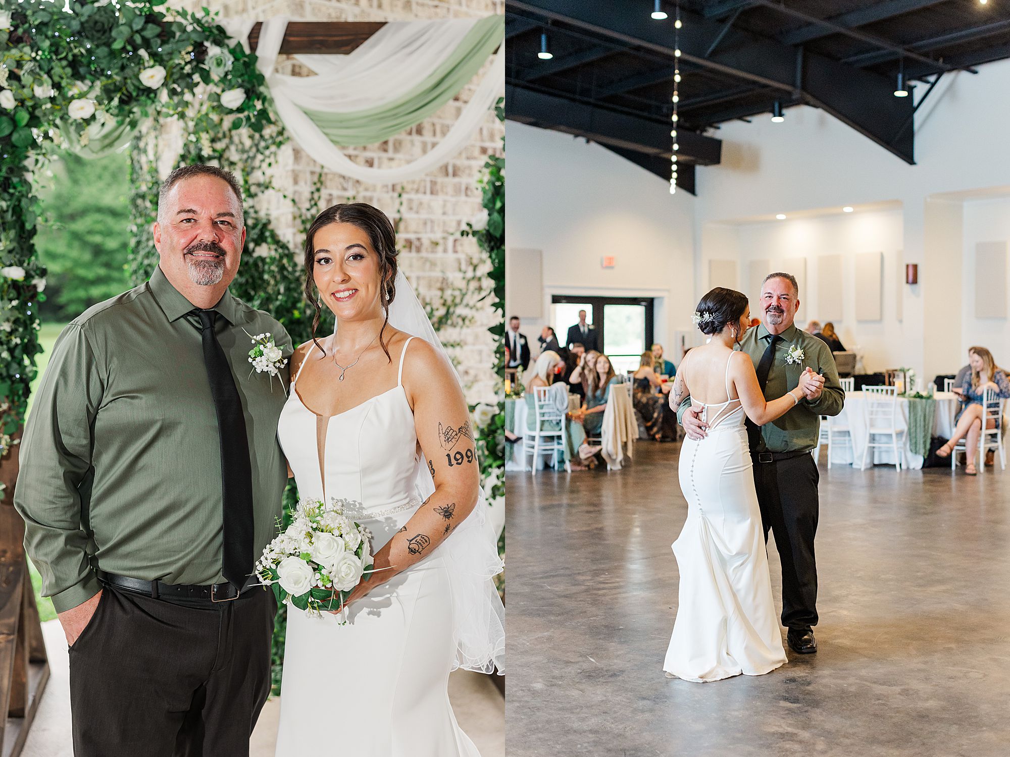 father daughter at wedding 