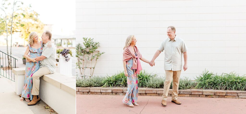 Downtown engagement pictures 