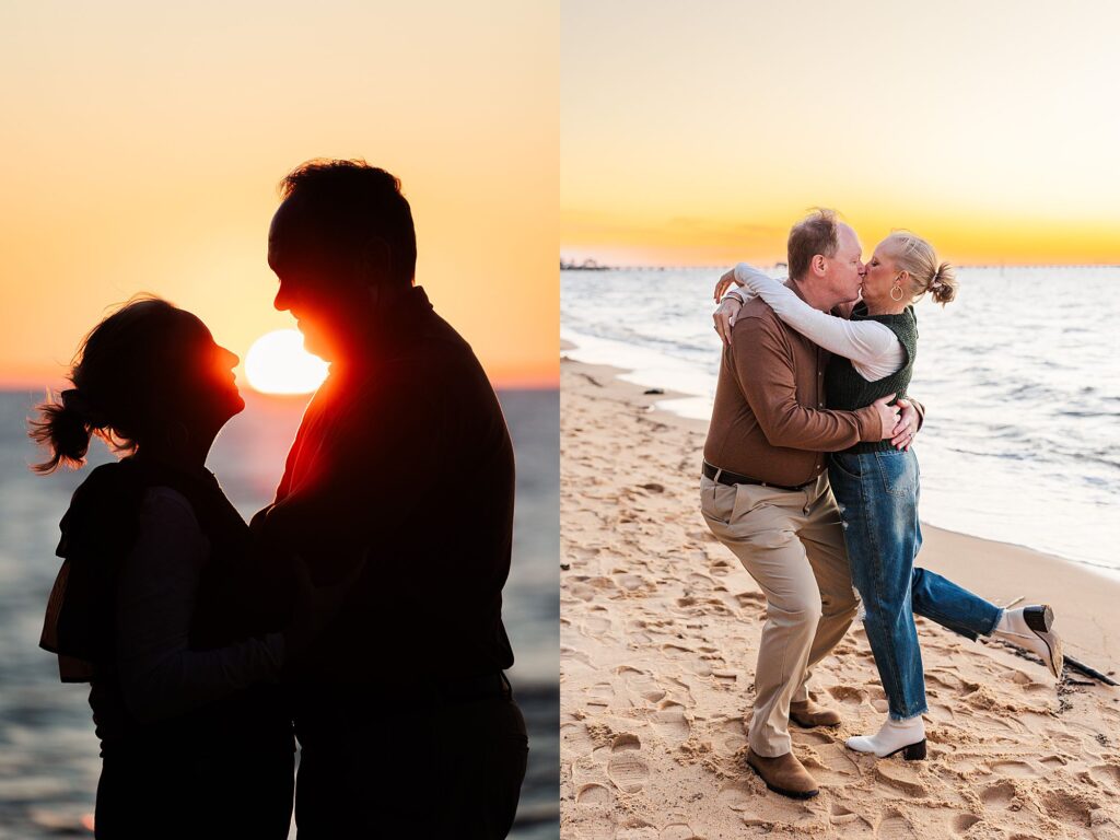 Sunset engagement session 