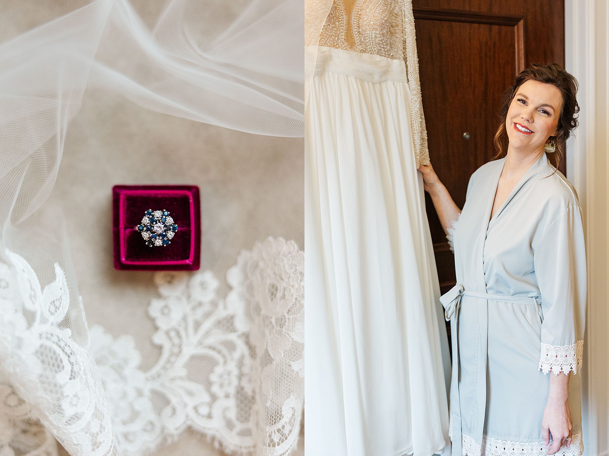 something blue heirloom ring