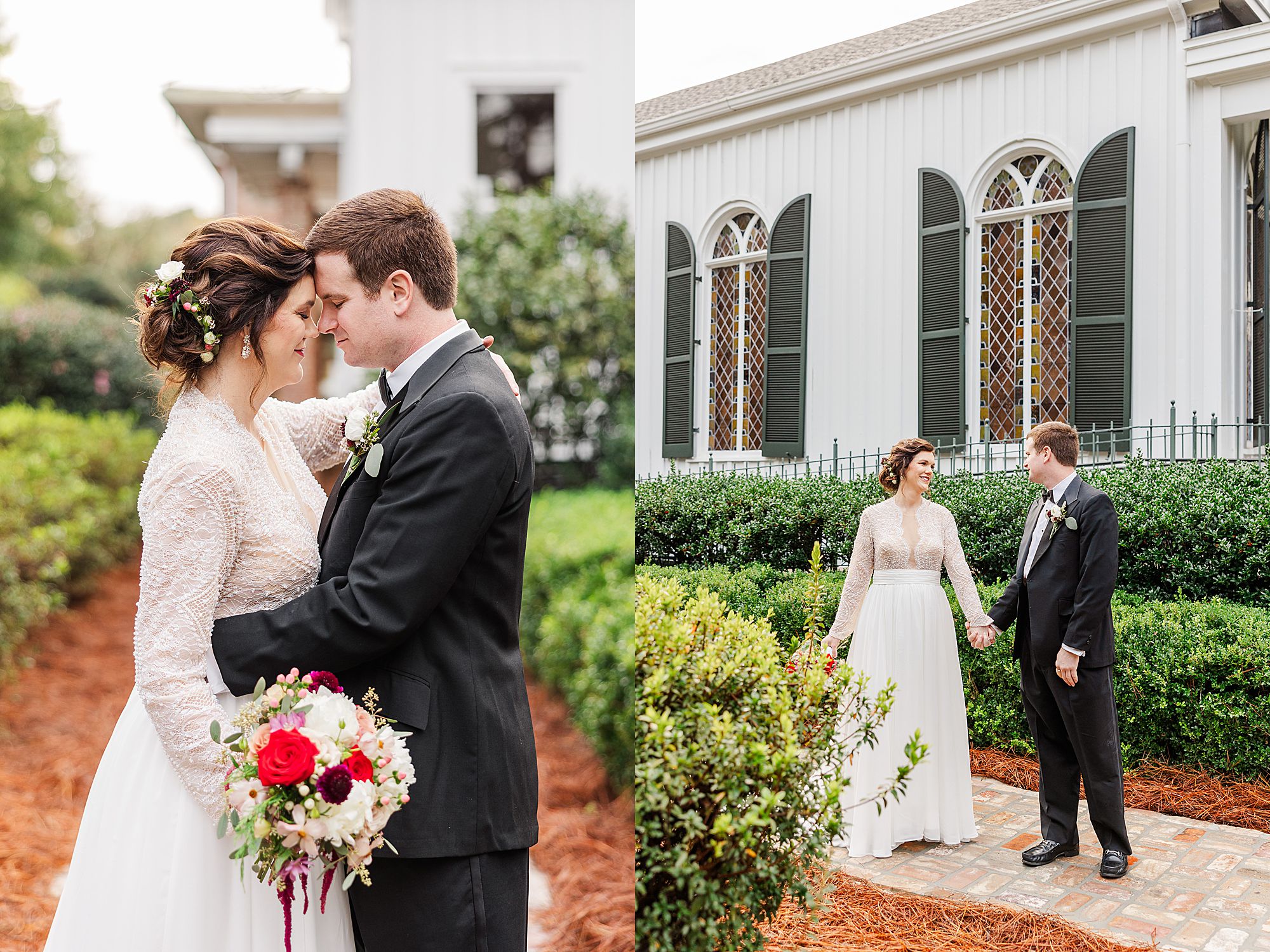 Bride and groom portraits