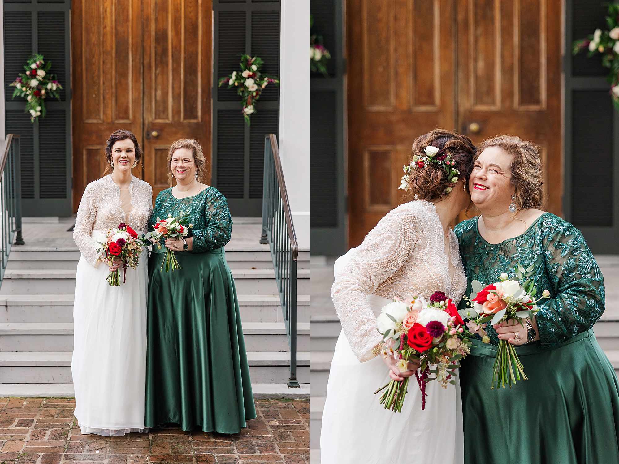 Bride with Maid of Honor