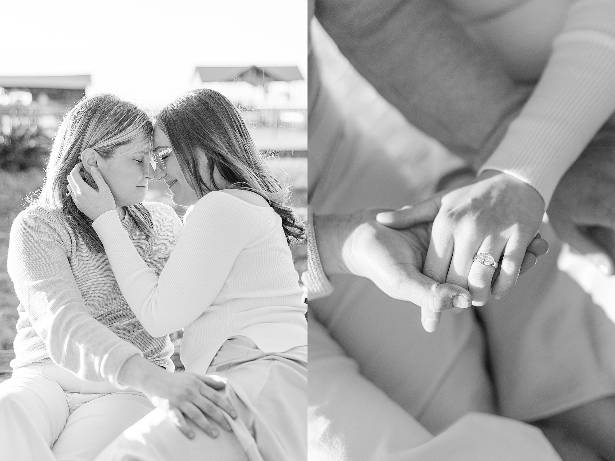 East-West Engagement ring 