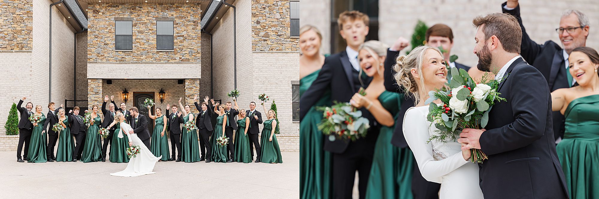 Cheer and kiss photos