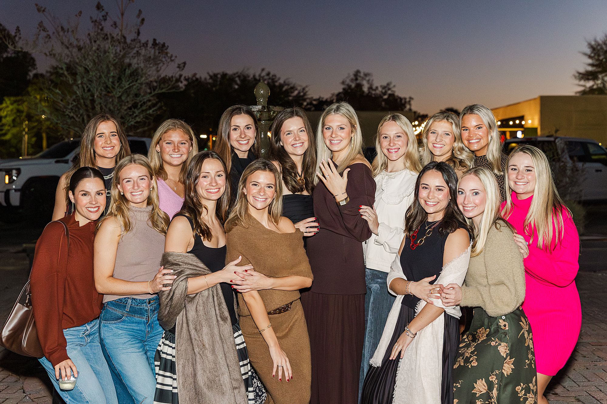 engagement party downtown Fairhope 