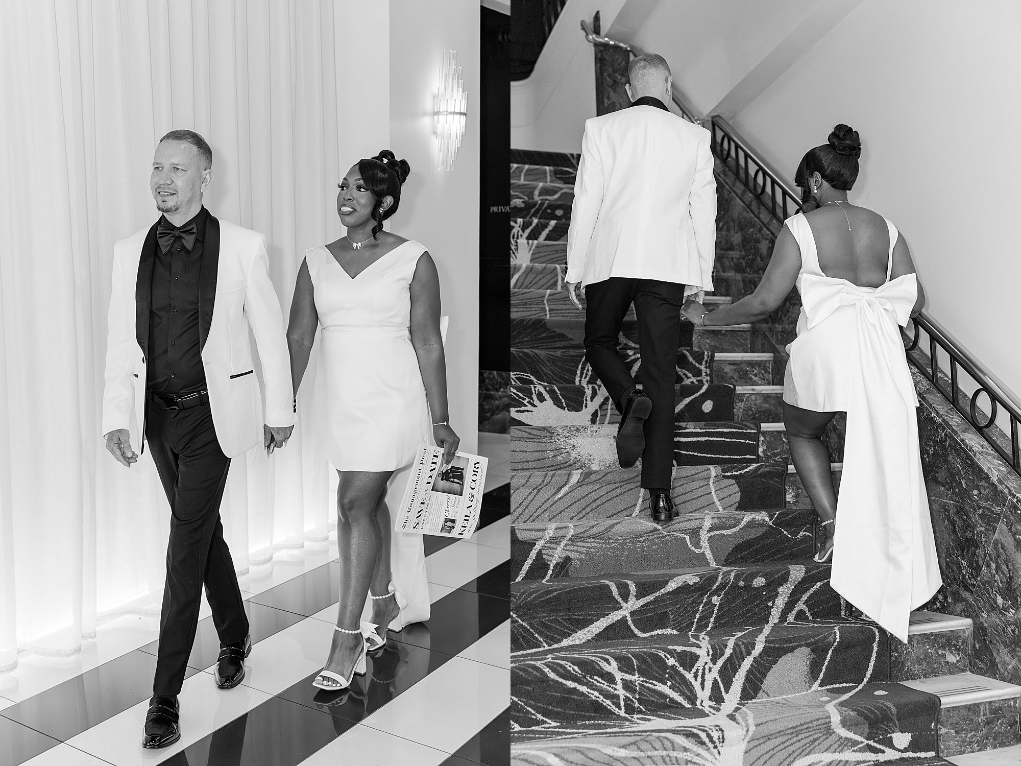 Black and white photos