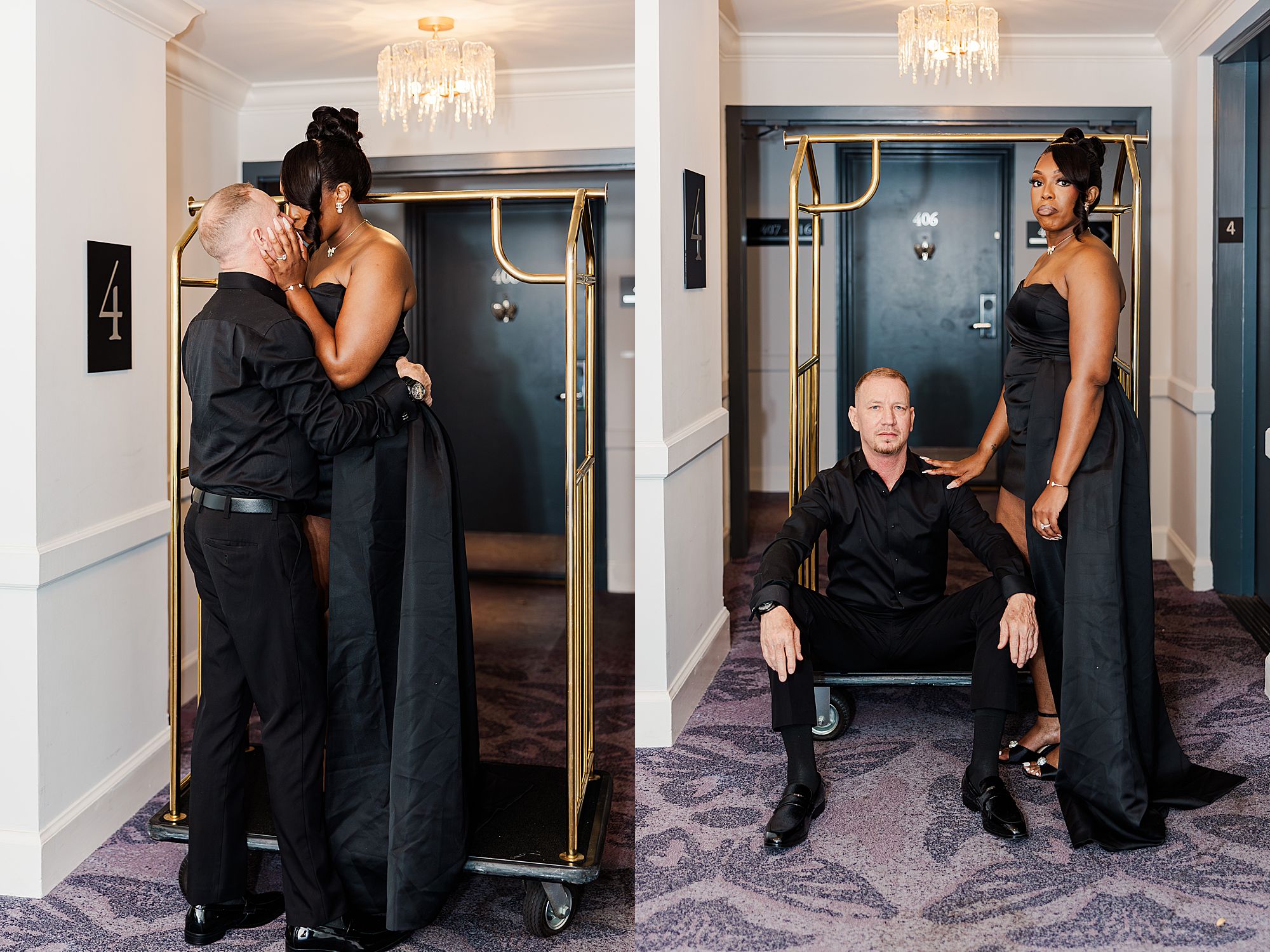 Hotel luggage cart photos