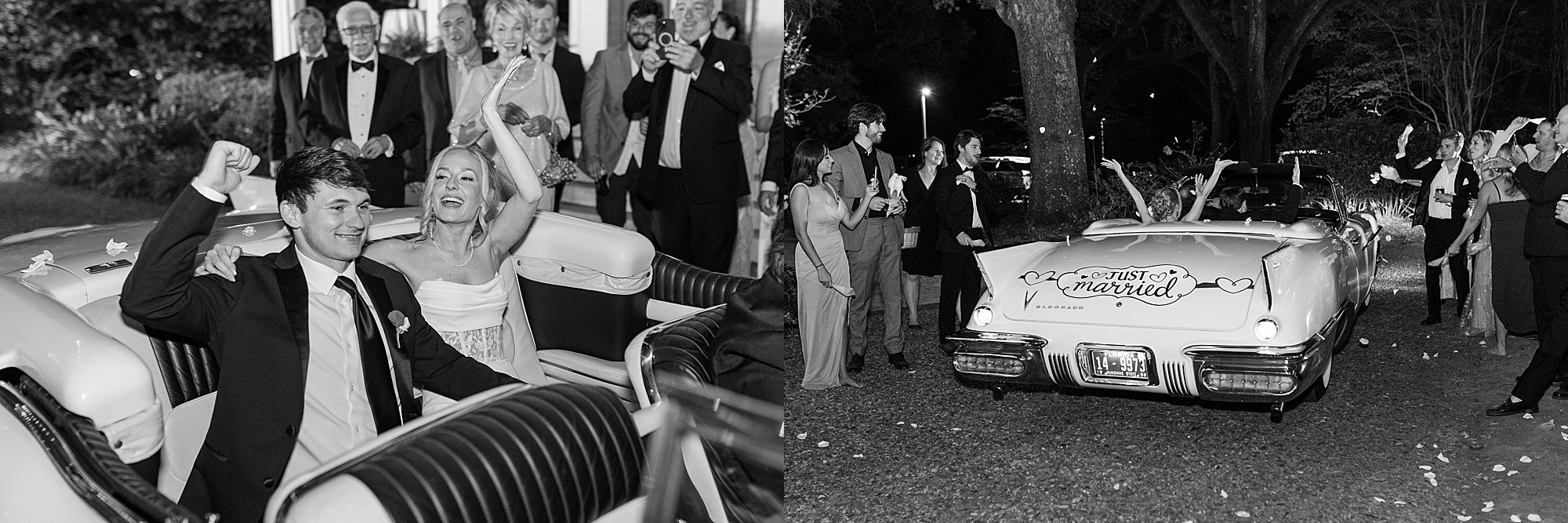 wedding get away car