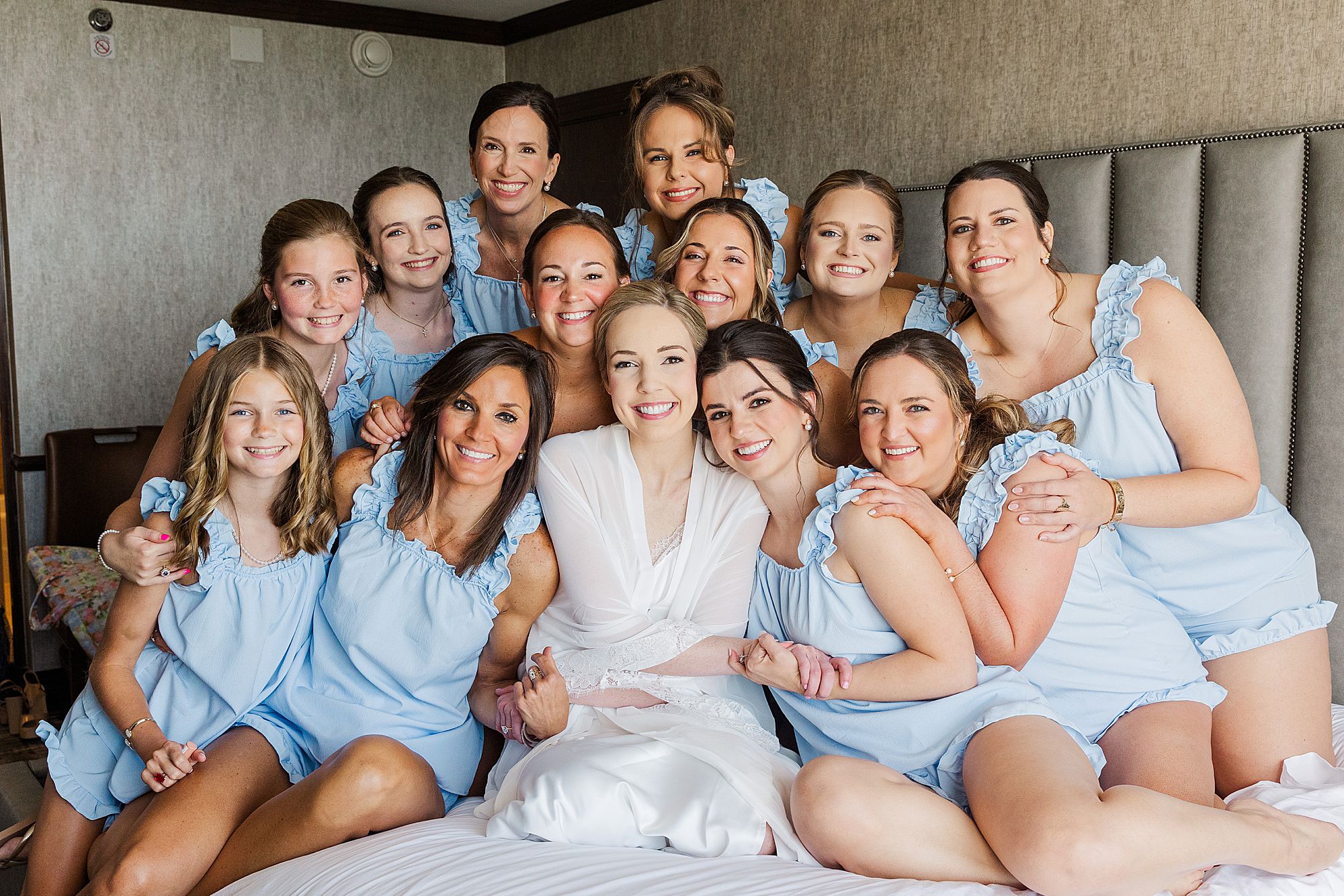 matching bridesmaids pjs