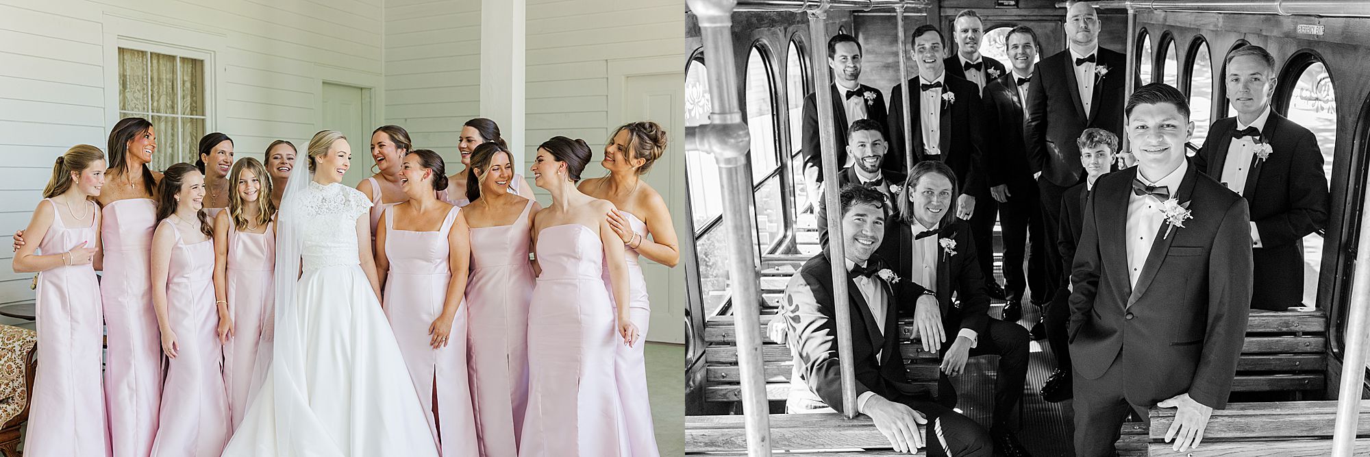 wedding party photos 
