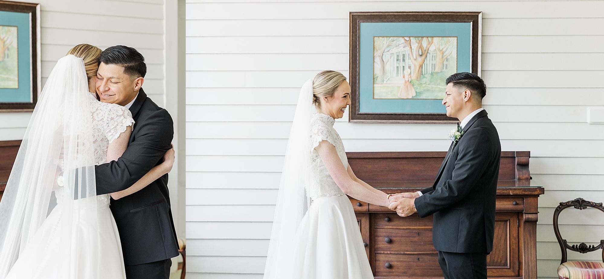 Bride and Groom first look