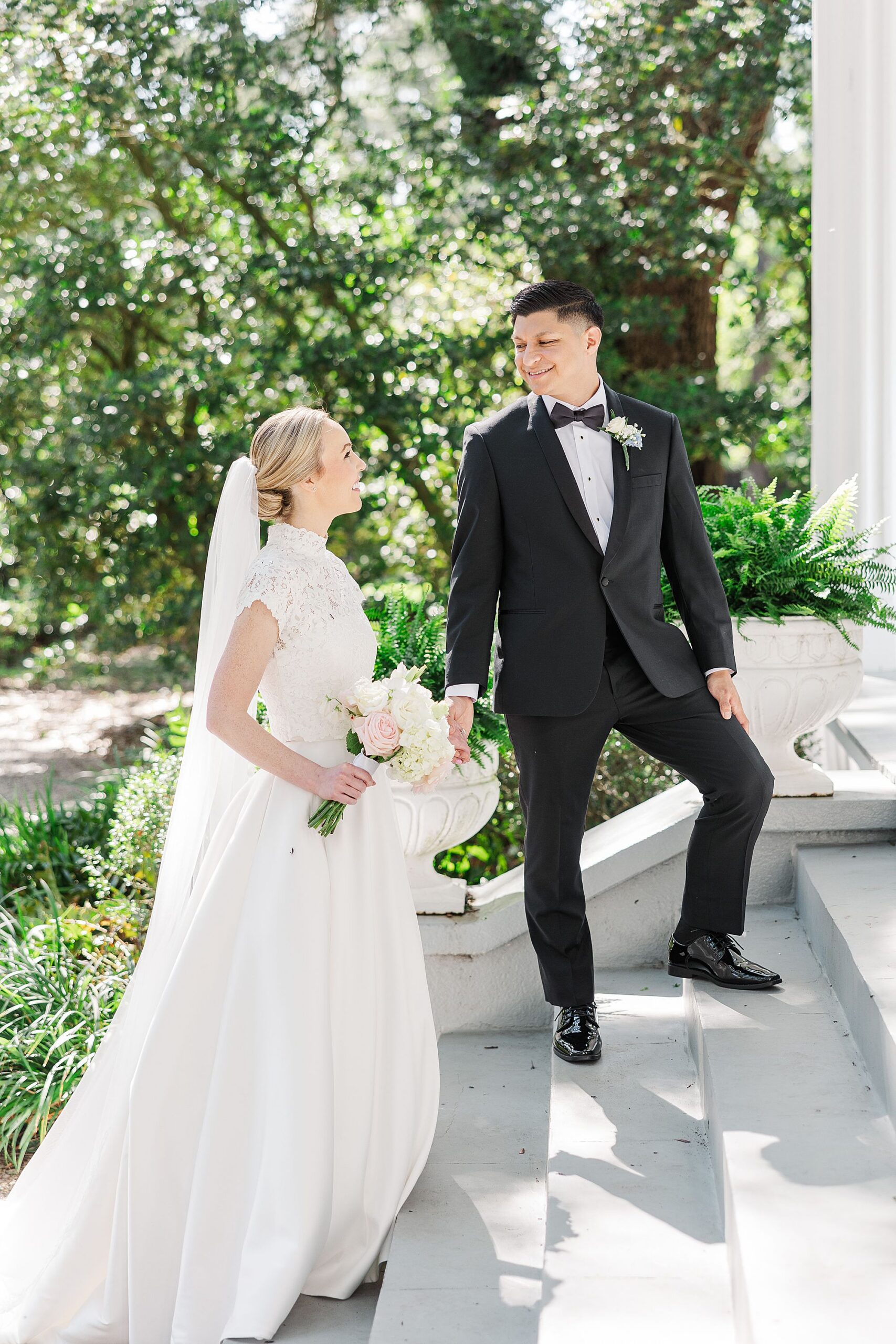 steps of wedding venue