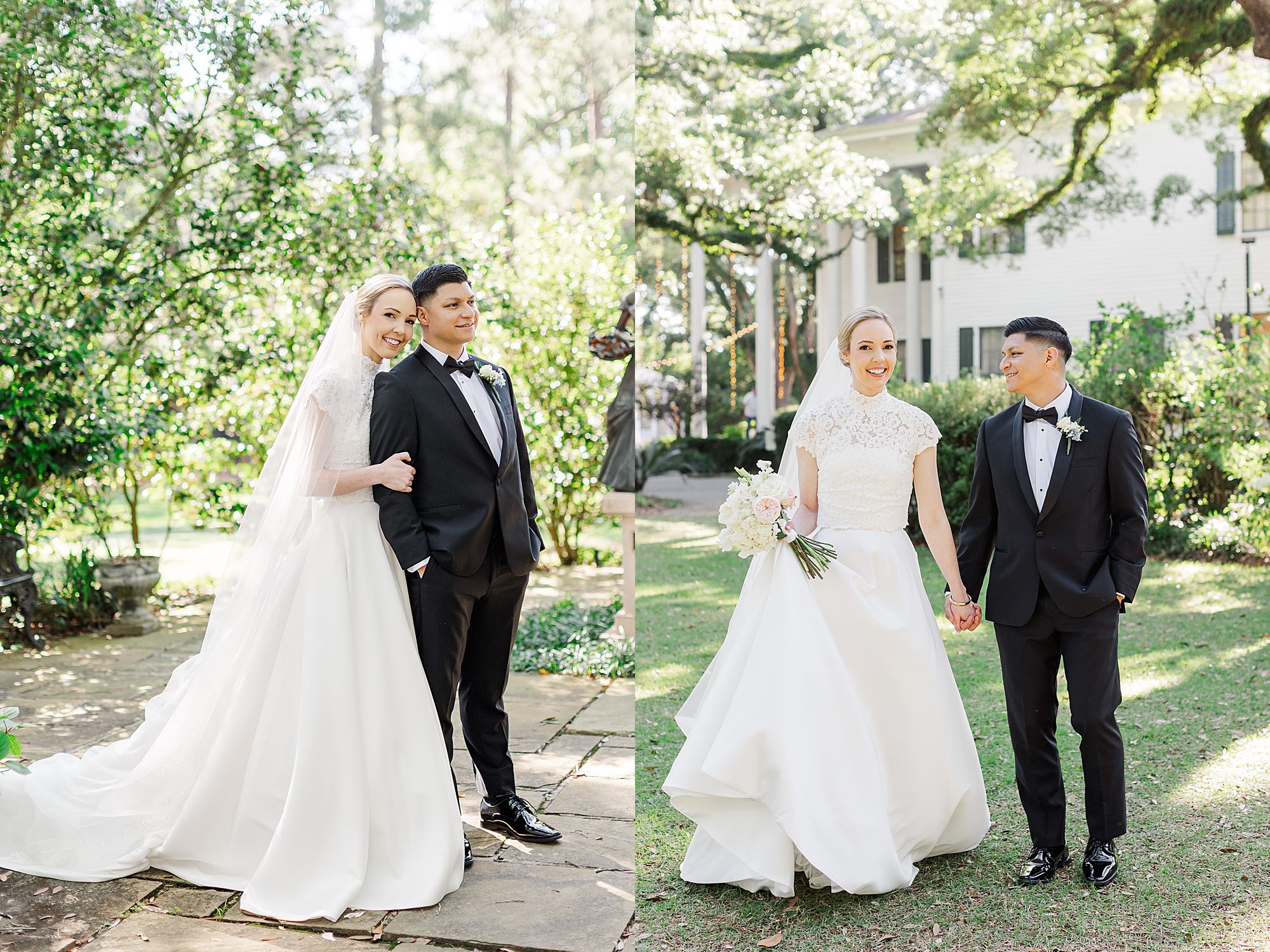 outdoor wedding photos in mobile al 