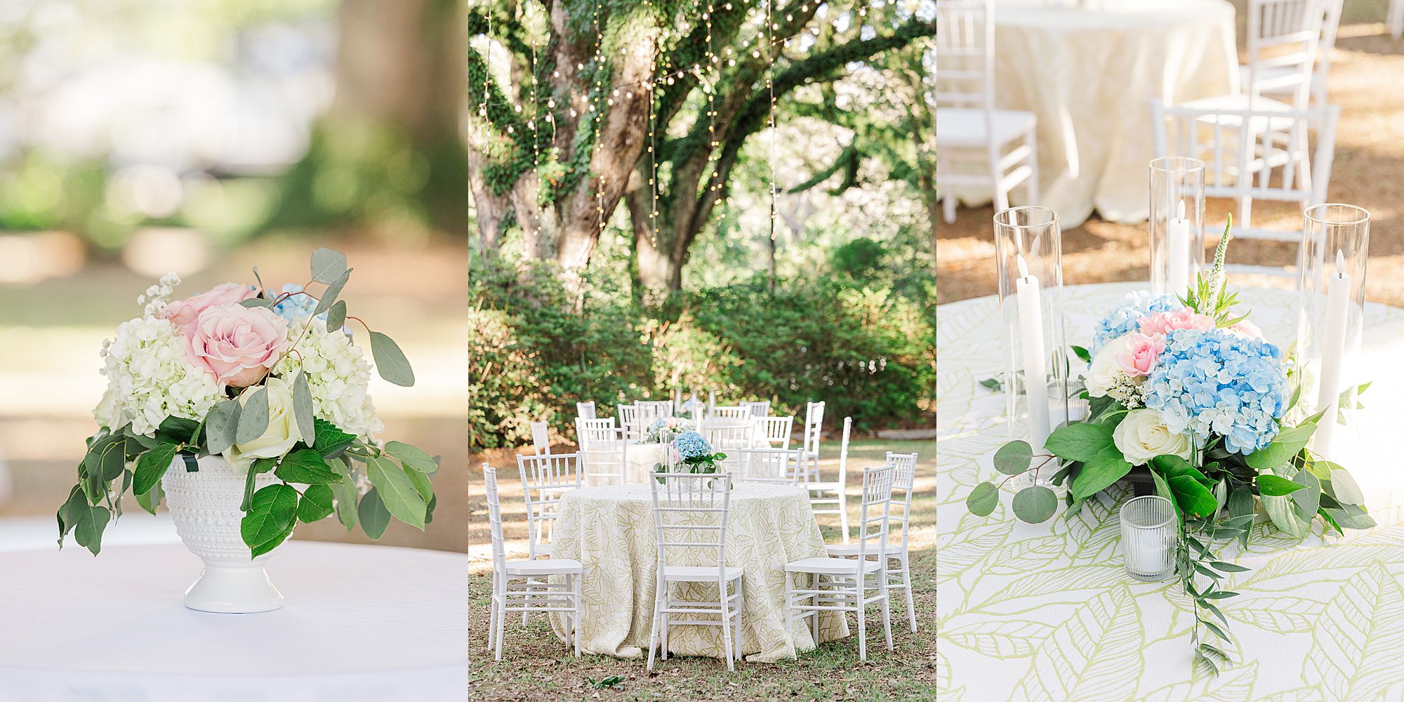Outdoor spring wedding in Mobile al 