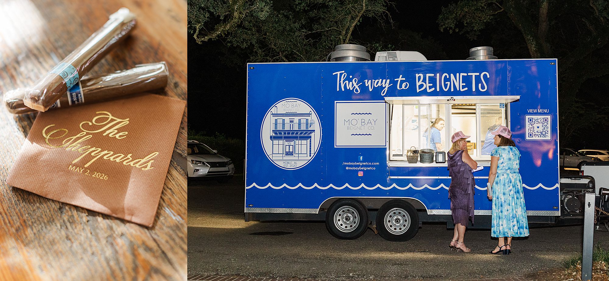 Wedding food truck