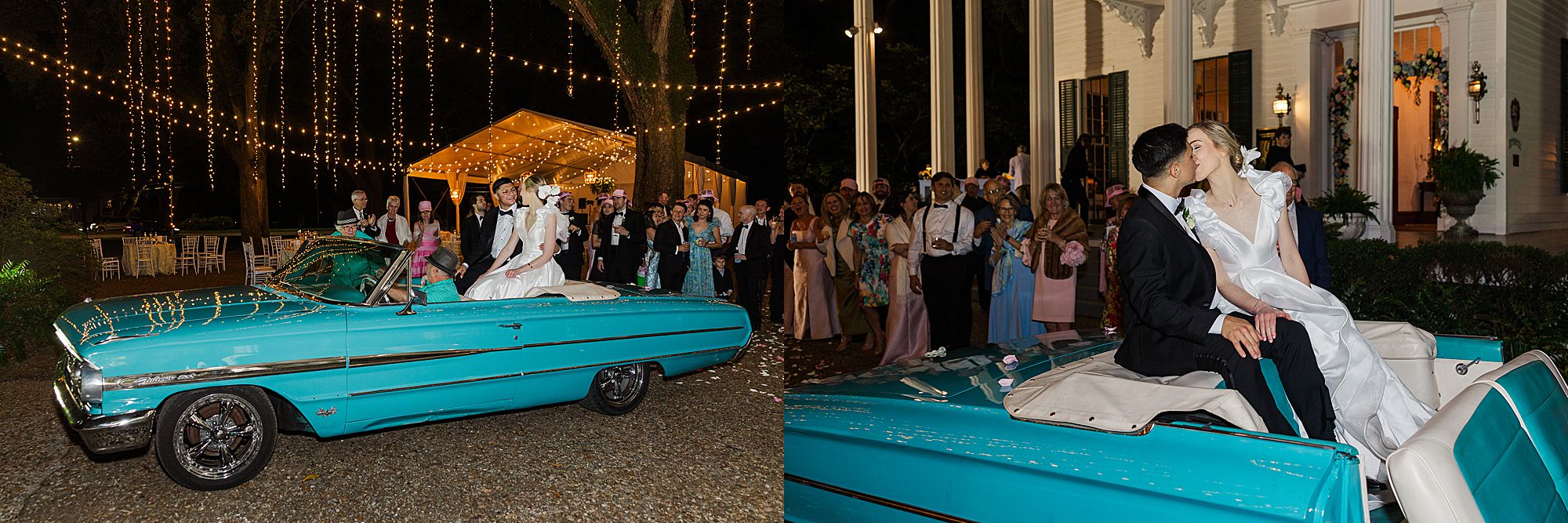 Convertible get away car