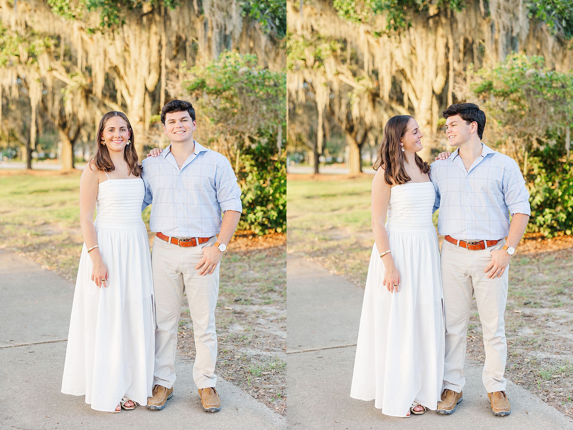 Engagement session by the bay in Fairhope
