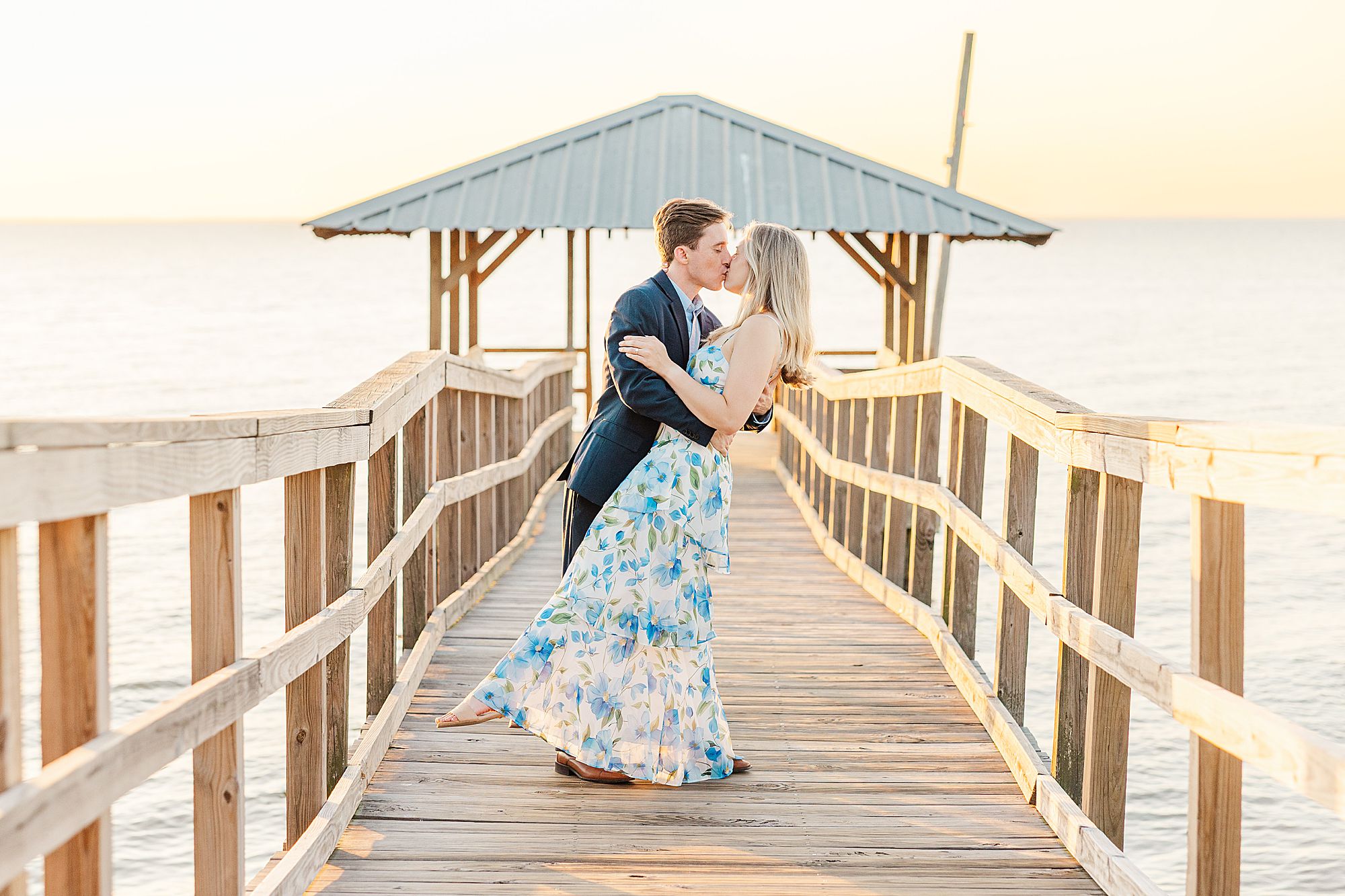 Photos on pier