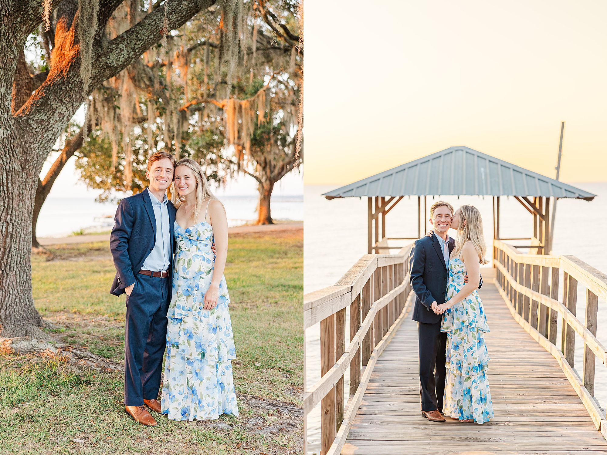 Sunset engagement session