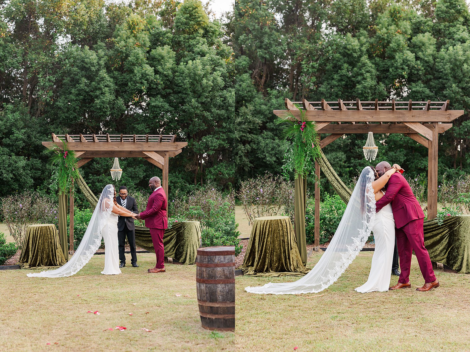 fairhope outdoor wedding ceremony
