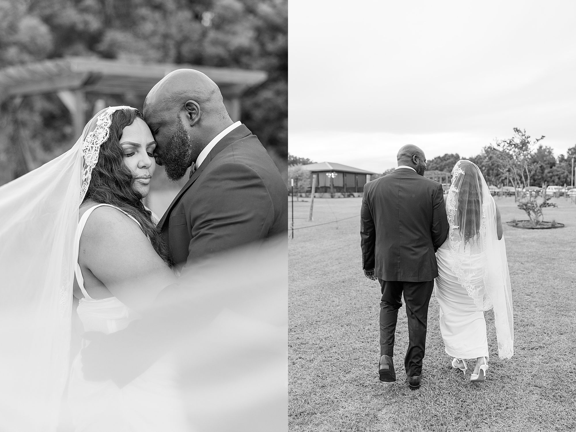 Romantic newlywed pictures