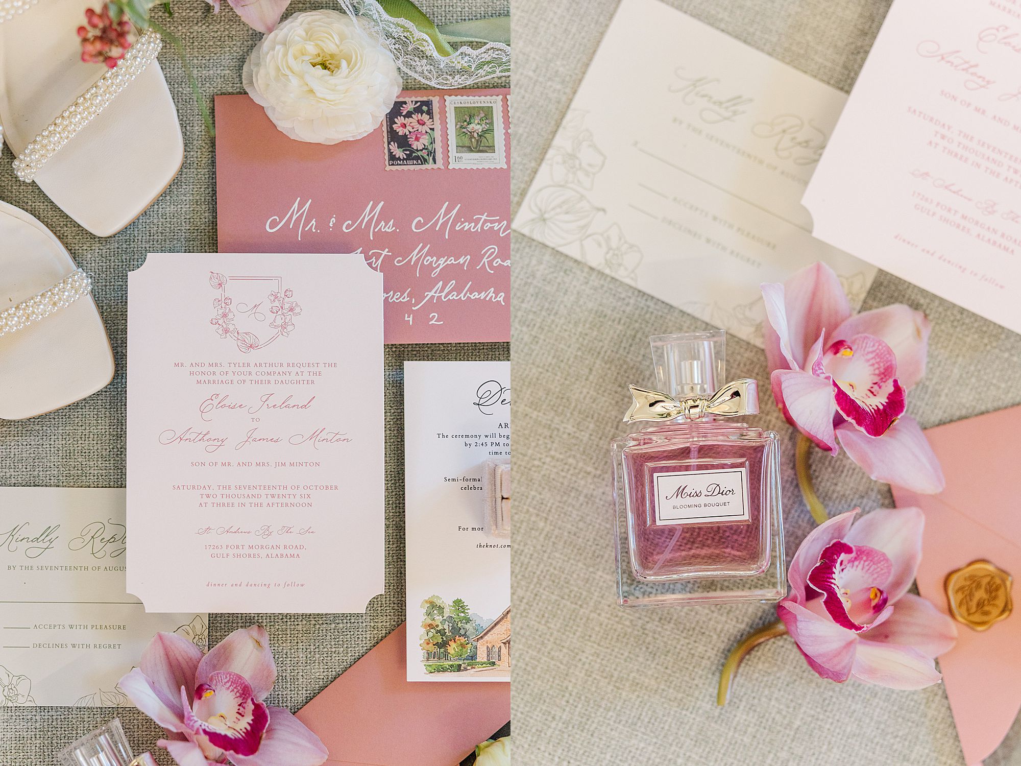 Wedding invitation suite