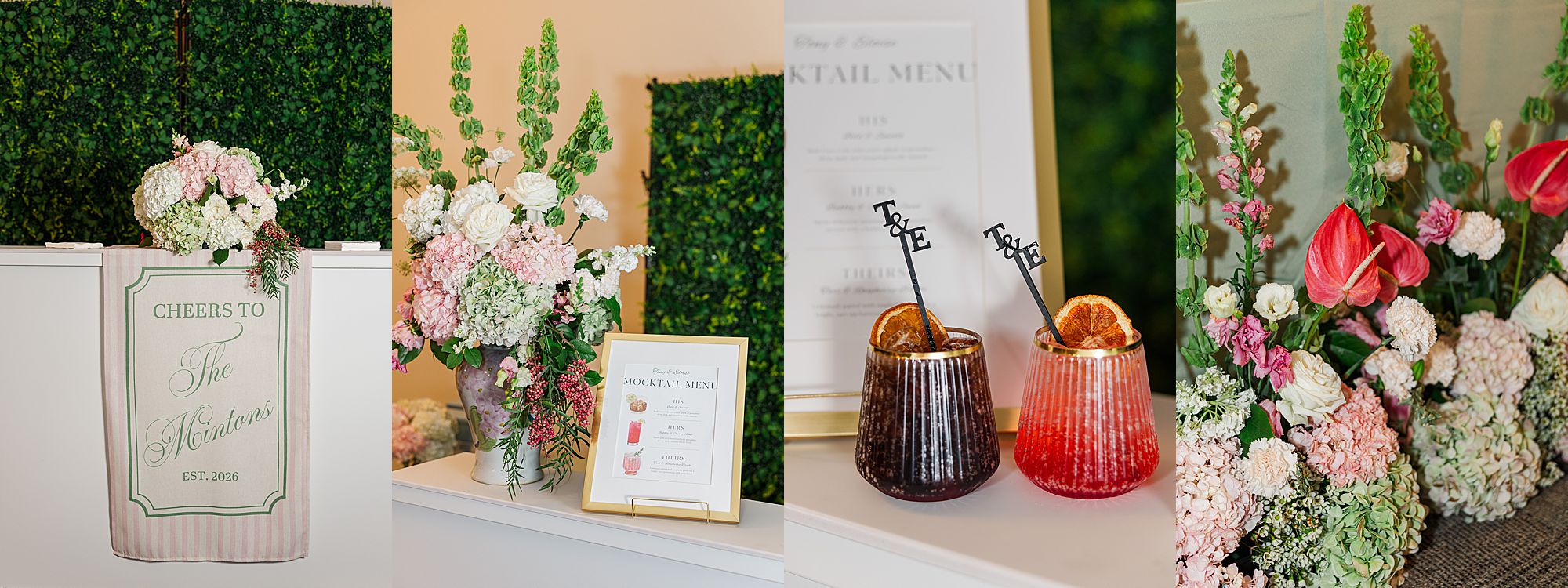 Reception decor