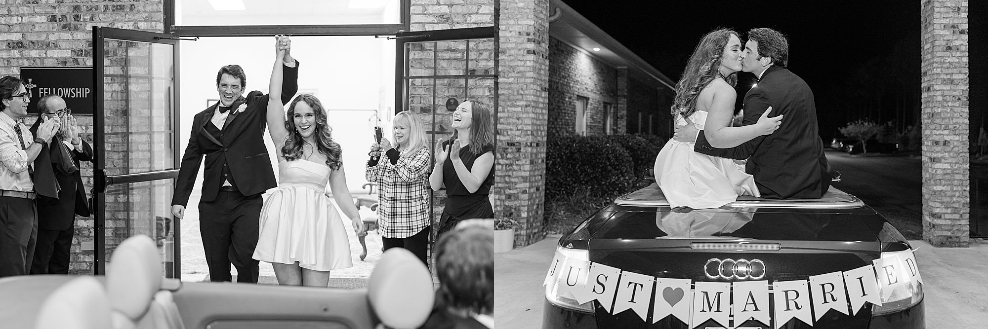 Sendoff with getaway car