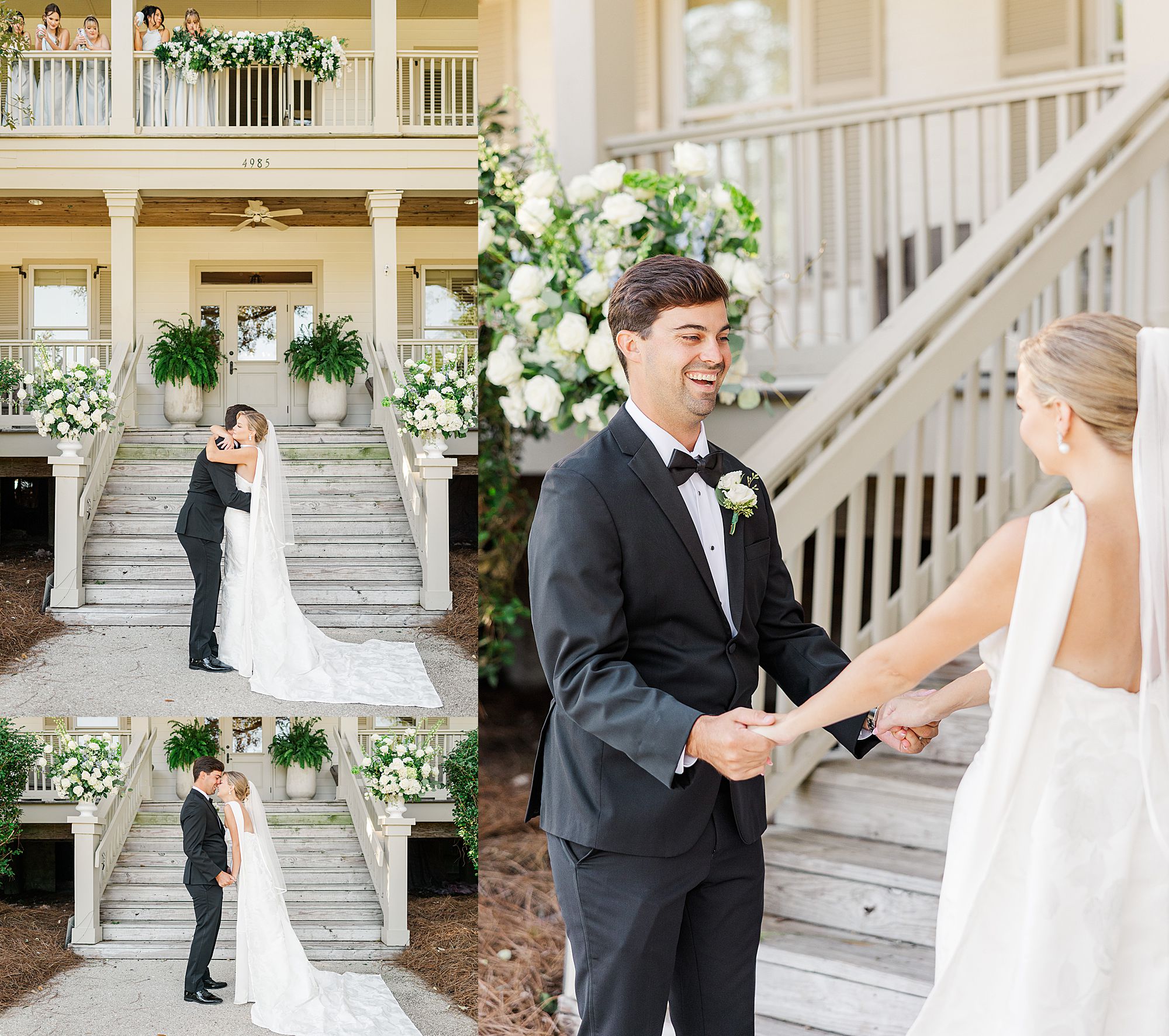 Bride and Groom first look