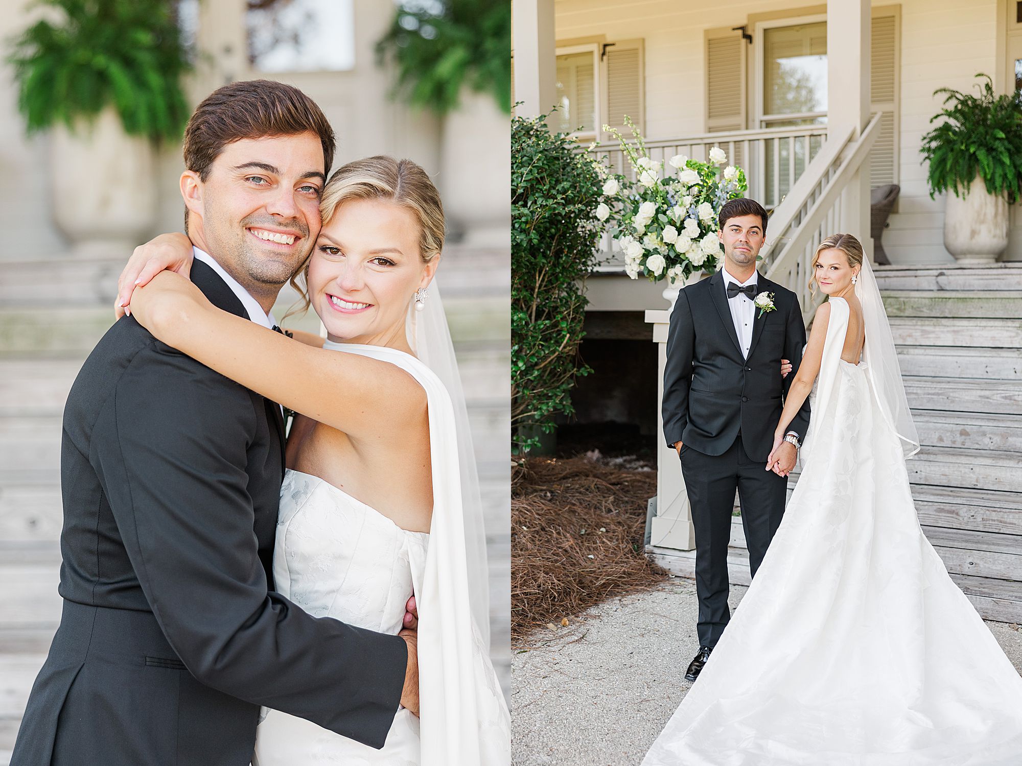 bride and groom photos after wedding